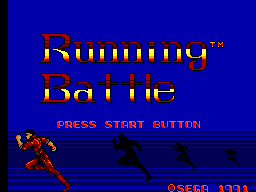 Running Battle (Europe) Title Screen